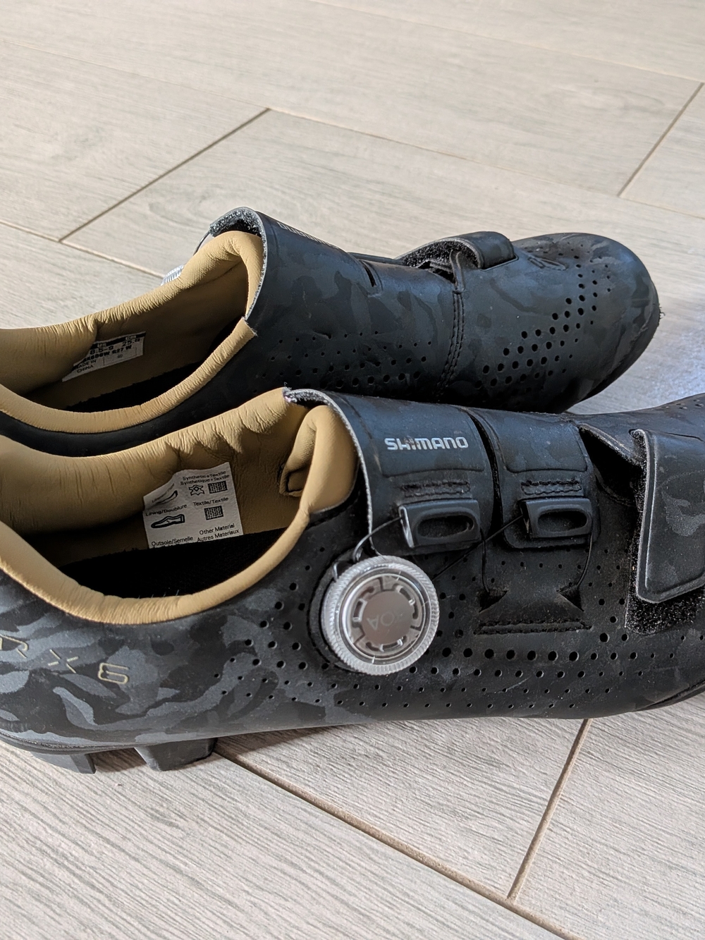 Shimano RX6 Size 41 Black Cycling Shoes with BOA Closure